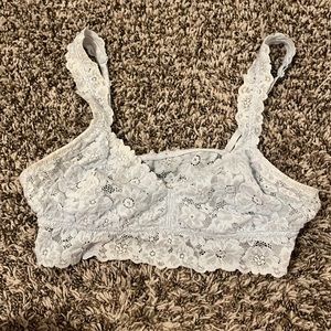 blue bralette